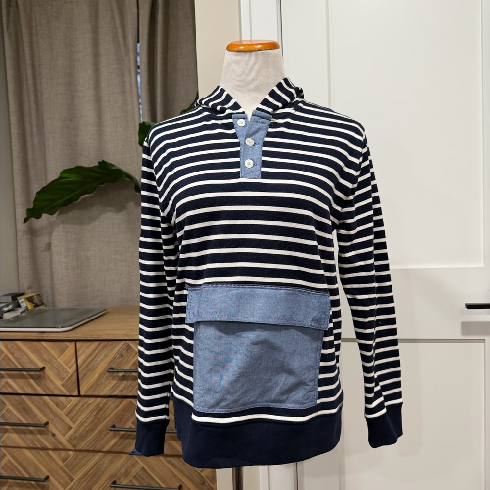 Crewcuts Navy and White Striped Men's Sweater